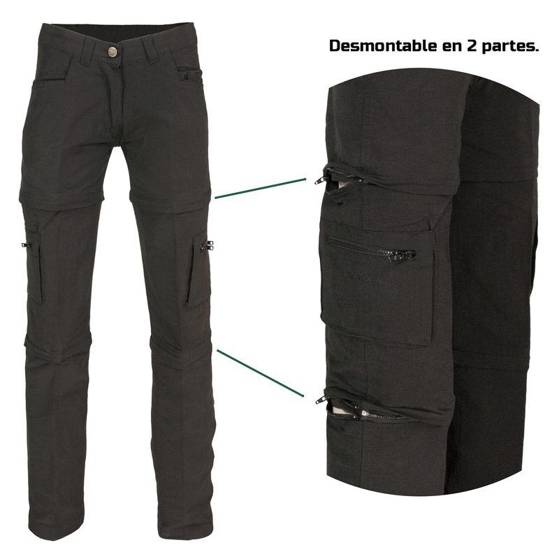 Pantalón Dama Explorer Desmontable Secado Rápido Poliester