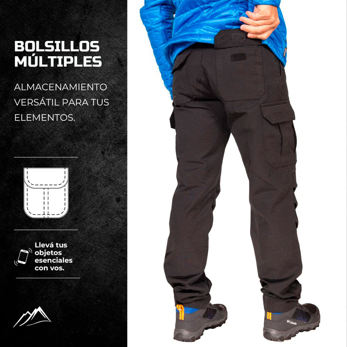 Pantalon Columbia® Hombre Desmontable - Interfuerzas